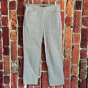 HILARY RADLEY Women's Striped Pants Sz  S Slacks Stretch Tummy Control